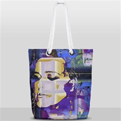 Stress Box Full Print Rope Handle Tote (small) by MRNStudios