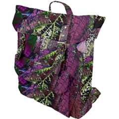 Leaves 21 Buckle Up Backpack by DinkovaArt