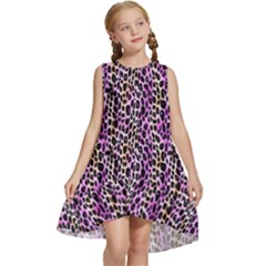 Leopard Kids  Frill Swing Dress by DinkovaArt