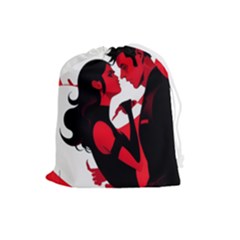 3 - Science Love And Art 2 - Science Love And Art Drawstring Pouch (large) by LemonPear