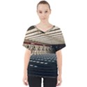 Dark tunnels within a tunnel V-Neck Dolman Drape Top View1