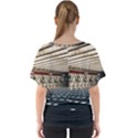 Dark tunnels within a tunnel V-Neck Dolman Drape Top View2