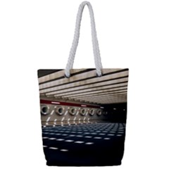 Dark Tunnels Within A Tunnel Full Print Rope Handle Tote (small) by artworkshop
