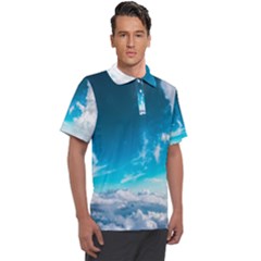 Landscape Sky Clouds Hd Wallpaper Men s Polo Tee by artworkshop
