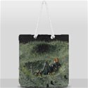 Astronaut Lying In Flowers Fantasy Full Print Rope Handle Tote (Large) View1
