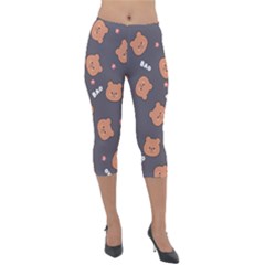 Bears! Lightweight Velour Capri Leggings  by fructosebat