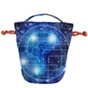 Artificial Intelligence Brain Think Art Drawstring Bucket Bag View2