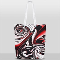 Modern Art Design Fantasy Surreal Full Print Rope Handle Tote (small) by Ravend