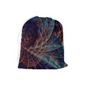 Fractal Abstract- Art Drawstring Pouch (Large) View2