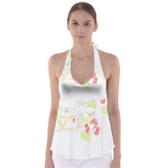 Bird Lover T- Shirtbird T- Shirt (28) Babydoll Tankini Top by maxcute