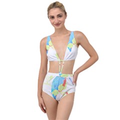 Bird Lover T- Shirtbird T- Shirt (9) Tied Up Two Piece Swimsuit by maxcute