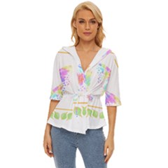 Butterfly Art T- Shirtbutterfly T- Shirt Lightweight Drawstring Hooded Top by maxcute