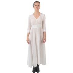 Daisy T- Shirt Black And White Daisy Flower Art Stensil T- Shirt Button Up Boho Maxi Dress by maxcute