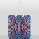 Abstract Blend Repeats Full Print Rope Handle Tote (Large) View1