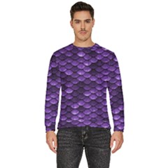 Purple Scales! Men s Fleece Sweatshirt by fructosebat
