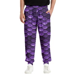 Purple Scales! Men s Elastic Waist Pants by fructosebat