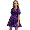 Purple Scales! Kids  Short Sleeve Dolly Dress View2