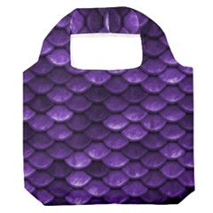 Purple Scales! Premium Foldable Grocery Recycle Bag by fructosebat