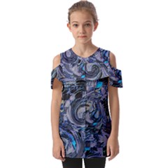 Dweeb Design Fold Over Open Sleeve Top by MRNStudios
