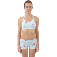 Hawaii T- Shirt Hawaii Flower Bird Fashion T- Shirt Back Web Gym Set by maxcute