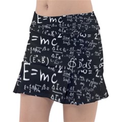 E=mc2 Text Science Albert Einstein Formula Mathematics Physics Classic Tennis Skirt by Jancukart
