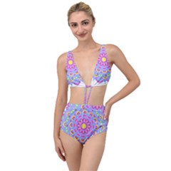 Mandala T- Shirt Mandala Art T- Shirt Tied Up Two Piece Swimsuit by maxcute