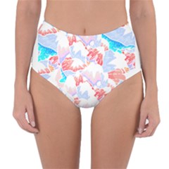 Pattern T- Shirt The Lakes And Peaks T- Shirt Reversible High-waist Bikini Bottoms by maxcute
