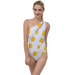 Pattern T- Shirt You Are My Sunshine T- Shirt To One Side Swimsuit by maxcute