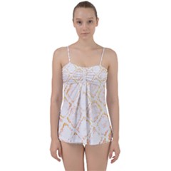 Rattlesnake T- Shirt Rattlesnake Skin T- Shirt Babydoll Tankini Set by maxcute