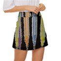 Pencil colorfull pattern Mini Front Wrap Skirt View3
