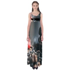 Chocolate Dark Empire Waist Maxi Dress by artworkshop
