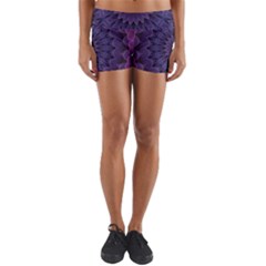 Shape Geometric Symmetrical Yoga Shorts by Ravend