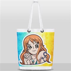Nami Lovers Money Full Print Rope Handle Tote (small) by designmarketalsprey31