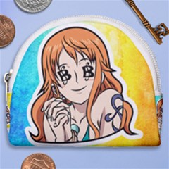 Nami Lovers Money Horseshoe Style Canvas Pouch by designmarketalsprey31