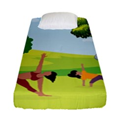 Large Fitted Sheet (single Size) by SymmekaDesign