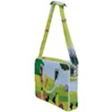 Mother And Daughter Yoga Art Celebrating Motherhood And Bond Between Mom And Daughter. Cross Body Office Bag View1