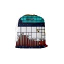 Abstract Statistics Rectangles Classification Drawstring Pouch (Medium) View2