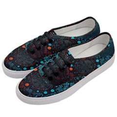 Big Data Abstract Abstract Background Women s Classic Low Top Sneakers by Pakemis