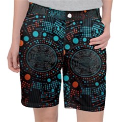 Big Data Abstract Abstract Background Pocket Shorts by Pakemis