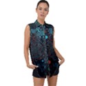 Big Data Abstract Abstract Background Sleeveless Chiffon Button Shirt View1
