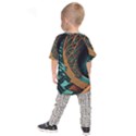 Big Data Abstract Abstract Background Backgrounds Kids  Raglan Tee View2