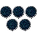 Background Abstract Textile Design Mini Round Pill Box (Pack of 5) View1