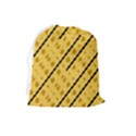 Background Yellow Background Drawstring Pouch (Large) View2