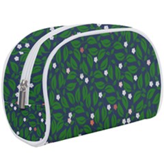 Leaves Flowers Green Background Nature Make Up Case (large) by Ravend