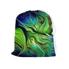 Fractal Art Pattern Abstract Fantasy Digital Drawstring Pouch (xl) by Jancukart