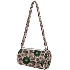 Floral Flower Spring Rose Watercolor Wreath Mini Cylinder Bag by Jancukart