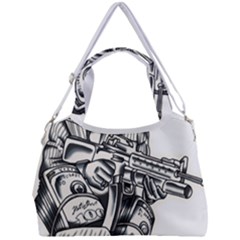 Scarface Movie Traditional Tattoo Double Compartment Shoulder Bag by tradlinestyle