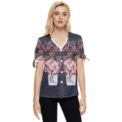 1679055305371 Jpeg 1679065992300 Bow Sleeve Button Up Top by BRAHIMSHOPPING2023