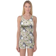 Pattern My Neighbor Totoro One Piece Boyleg Swimsuit by danenraven