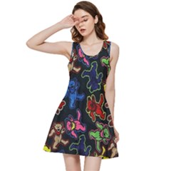 Bears Colors Dead Head Deadhead Grateful Dead Inside Out Racerback Dress by Sapixe